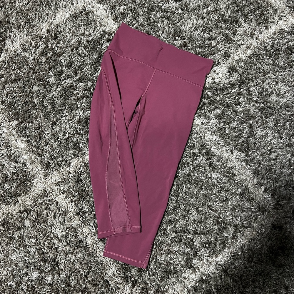 Lululemon cropped mesh leggings
